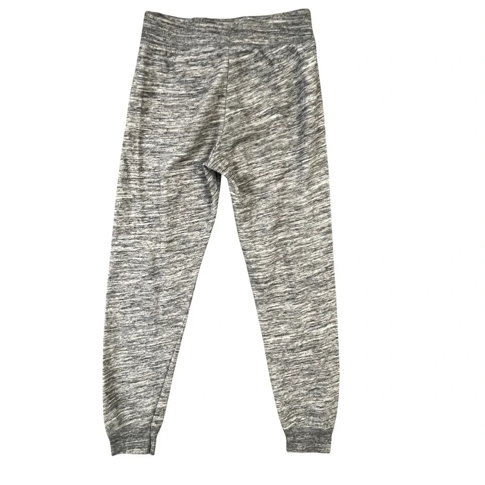 Justice Jogger Sweatpants Girls Size 10 Gray Love Laugh Inspire Graphic Athletic
